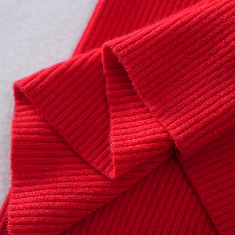 Women’s Ribbed Turtleneck Sweater | Slim Fit Pullover | Shoulder Button Design | OEM/ODM Women’s Knitwear Supplier