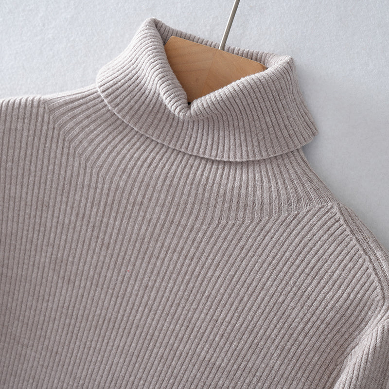 Women’s Turtleneck Sweater | Slim Fit Ribbed Knit Top | Basic Pullover | Factory Direct Wholesale