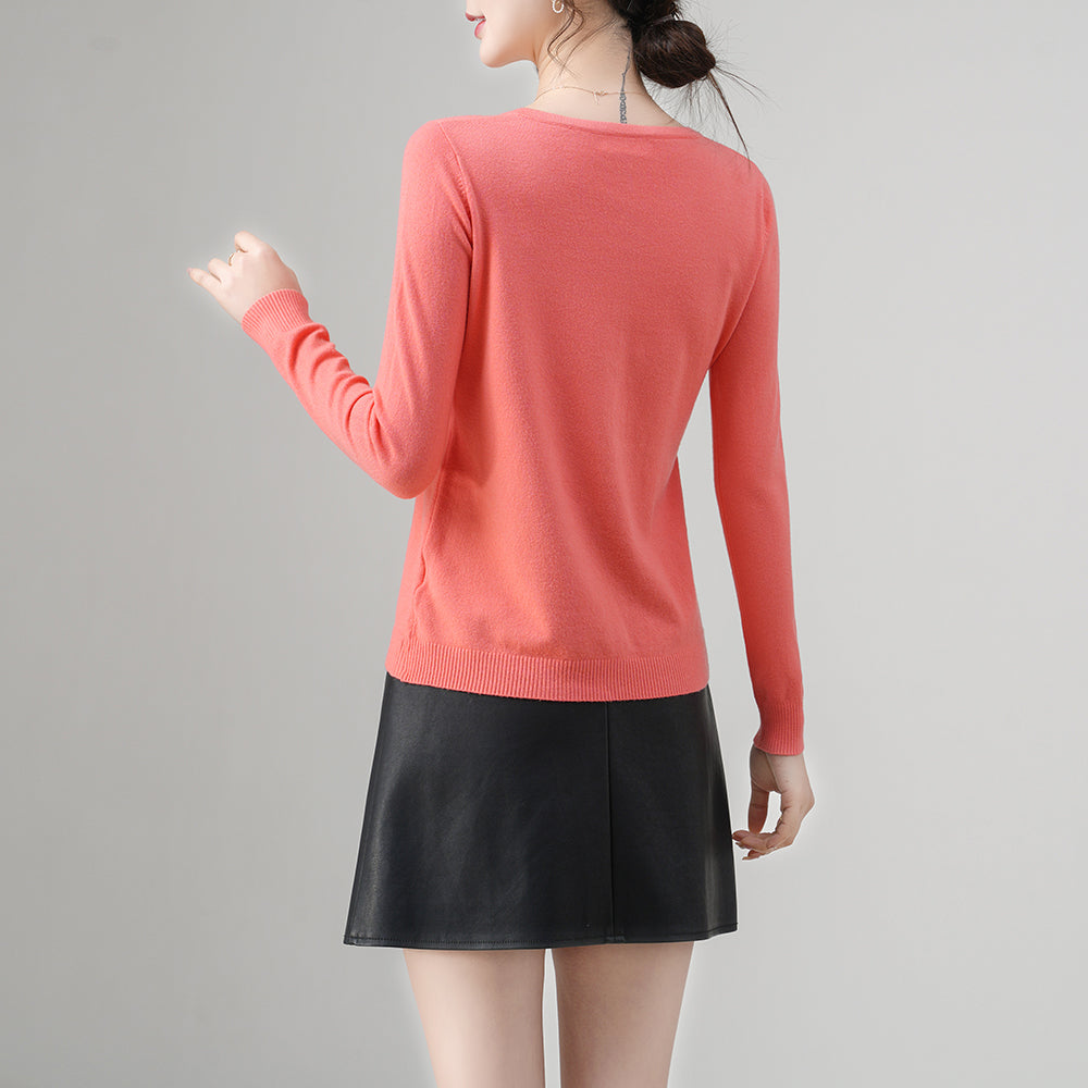 Women’s Slim Fit Button Down Cotton Cardigan | Custom Knitwear Manufacturer