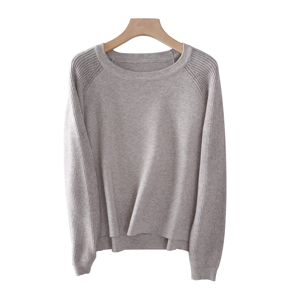 Großhandels-Sonderanfertigungen für Damen-Strickpullover mit Rundhalsausschnitt | Mehrfarbige Optionen | OEM/ODM-Unterstützung