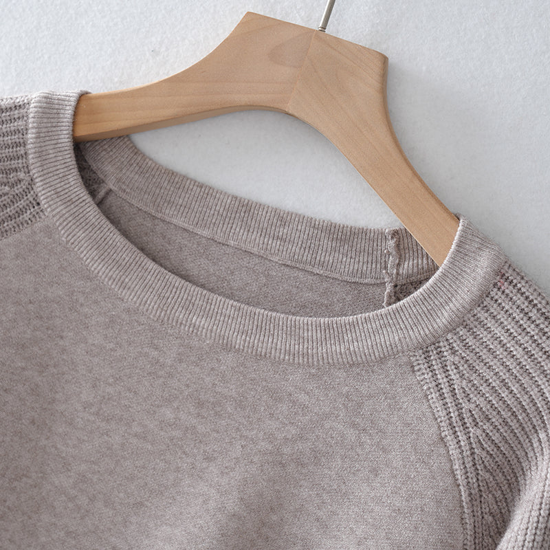 Großhandels-Sonderanfertigungen für Damen-Strickpullover mit Rundhalsausschnitt | Mehrfarbige Optionen | OEM/ODM-Unterstützung