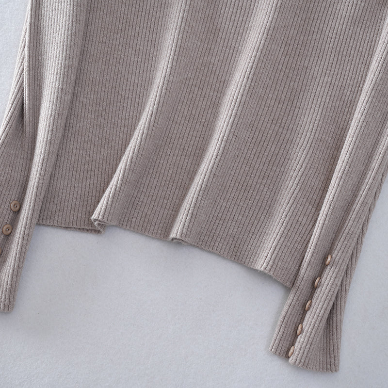 Women’s Turtleneck Sweater | Slim Fit Ribbed Knit Top | Basic Pullover | Factory Direct Wholesale