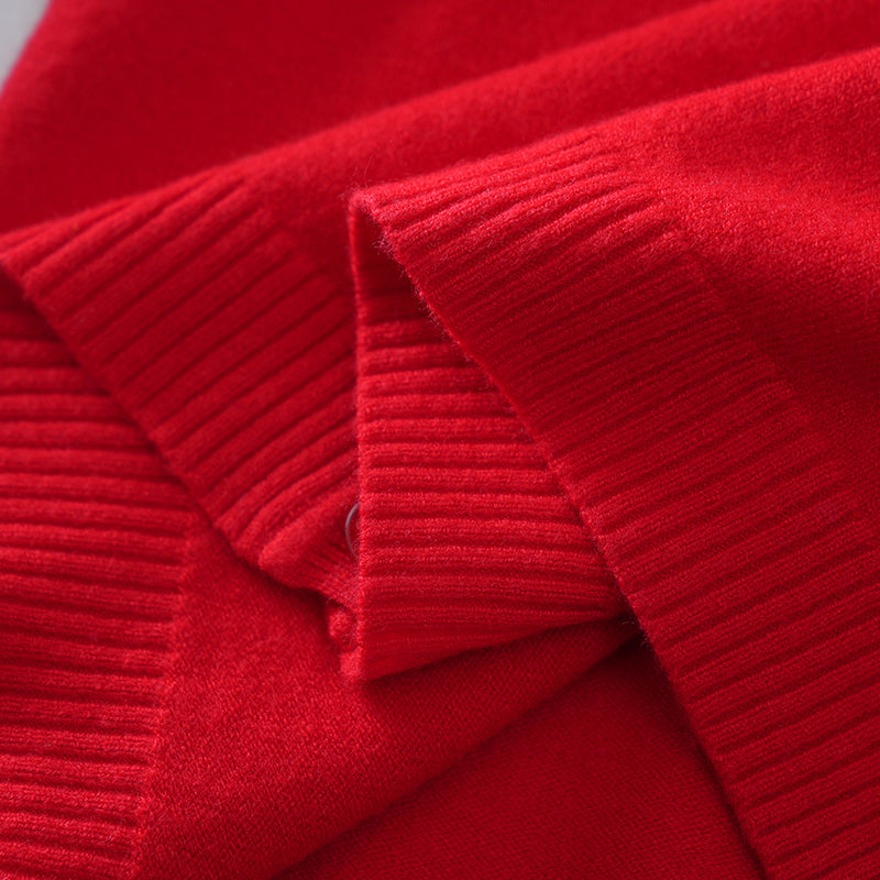 Cárdigan de cuello en V acanalado para mujer | Suéter ajustado con botones | Top de punto informal | Venta al por mayor y personalización de fábrica