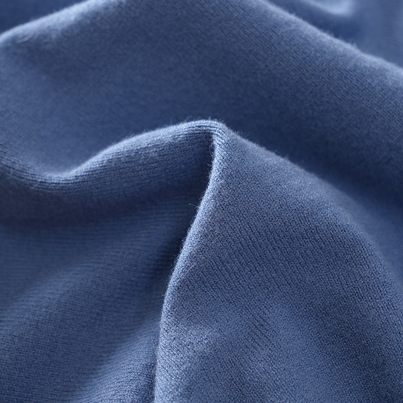 Locker sitzender Strickpullover mit Fledermausärmeln für Damen | Asymmetrisches Rippendetail | Rundhalsausschnitt | Leichter Pullover | Anpassbar