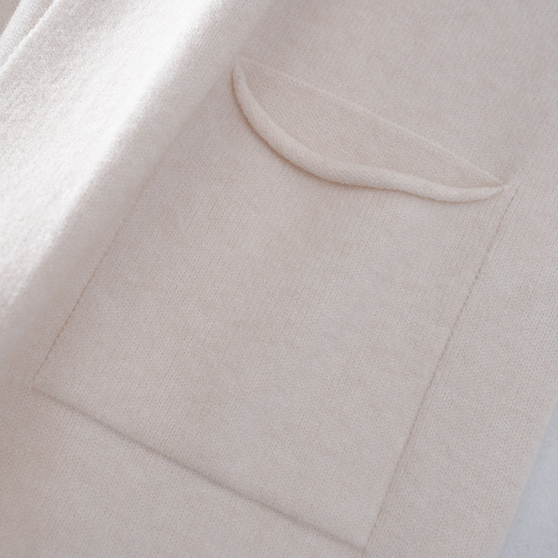 Cárdigan largo de punto personalizado para mujer – Directo de fábrica | Elegante abrigo tipo suéter extragrande